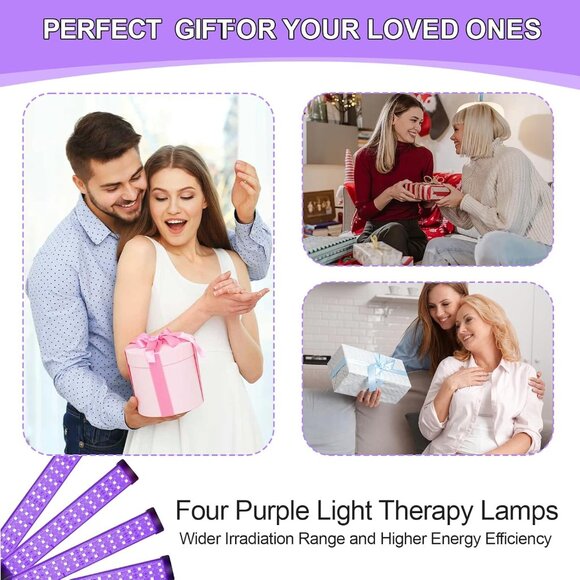 Tanning Lamp for Home Use with Adjustable Stand Purple Light for Indoor - Picture 6 of 7
